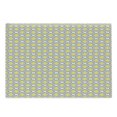 thumbnail image 1 of Ikat Cutting Board, Surreal Geometric Pattern with Squares with Vintage Color Palette Illustration, Decorative Tempered Glass Cutting and Serving Board, Large Size, Grey Yellow White, by Ambesonne, 1 of 1
