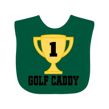 

Inktastic Personalized Golf Caddy Gift Baby Boy or Baby Girl Bib