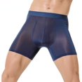 thumbnail image 3 of Hombres Deportes Seda Hielo Transpirable Talla Grande Extra Largo Anti-Desgaste Pierna Bóxer Calzoncillos Cómodos 5207, 3 of 4
