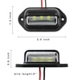 thumbnail image 4 of Kenally Lámpara LED de matrícula fácil de instalar para actualizar luces de matrícula de coche, luces de cortesía Automoción decorativa y accesorios, 4 of 6