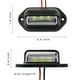 thumbnail image 4 of Sidaley Placa de matrícula con estilo, luces duraderas para matrícula de coche, lámpara LED para matrícula, luces de cortesía Automoción decorativa y accesorios, 4 of 6