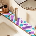 thumbnail image 2 of Yayeee Faucet Mat for Kitchen Sink 30" Diatomite Long Splash Guard Pad, Purple Drawing, 2 of 7