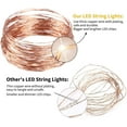 Fairy Lights Plug in, 40Ft 120 LED Waterproof Copper Wire
