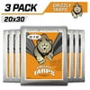 B-Air Grizzly Tarp, 14 x 14 Weave, Multi Purpose Waterproof Tarp, 20X30, Silver, Pack of 3
