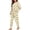 Bee Daisy, variant on Cat Star Printed Pajamas for Women Set Comfy Sleepwear Lightweight Pjs Long Sleeve Shirt and Pajama Pants Lounge Sets, XL