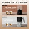 ALROCKET 4 IN 1 Auto Milk Frother, Warm/Cold Foam Maker, 400ml Milk