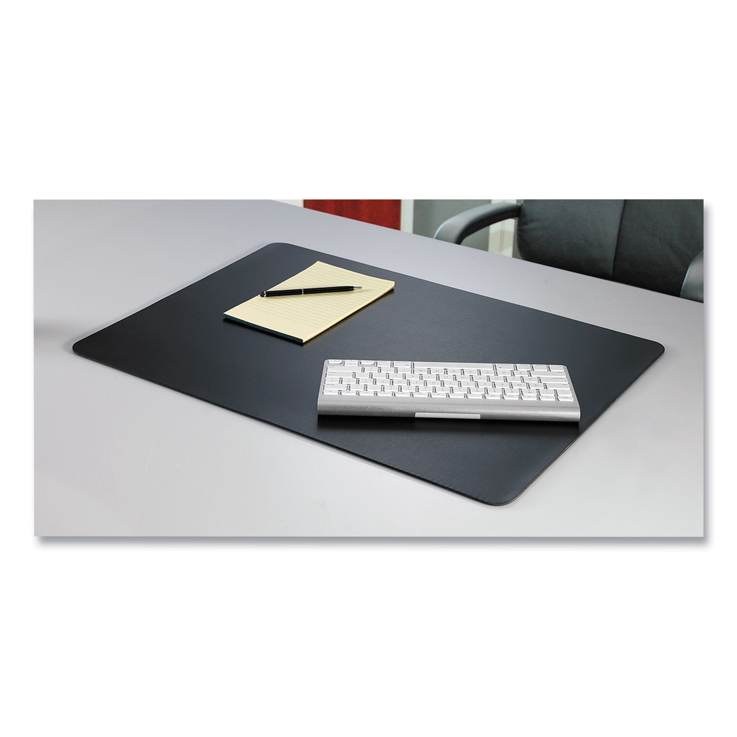 Artistic Rhinolin II Desk Pad with Microban, 36 x 24, Black