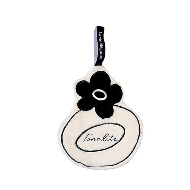 Toalla de mano con trabillas para colgar, toalla para colgar en el baño, gruesas, reutilizables, lavables, modernas, para colgar, toallas de cocina perfume redondo