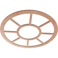 thumbnail image 2 of Ekena Millwork 30"OD x 10 7/8"ID x 3/8"T Grace Wood Fretwork Pierced Ceiling Medallion, Cherry, 2 of 3