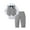 Gray, variant on CARETOO Baby Boy Clothes Suit Toddler Outfits 4pcs Formal Dress Onesie Waistcoat Pants Bow Tie Set