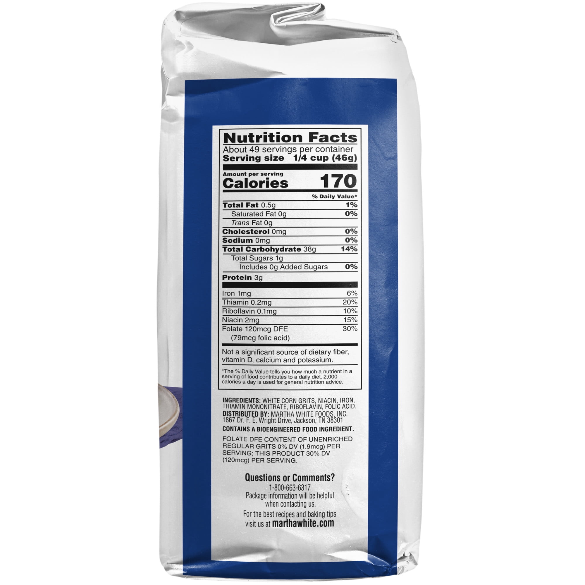 (2 pack) Jim Dandy Quick Grits, 5 lb Bag (80 oz)
