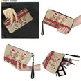 thumbnail image 4 of ZUXONGSY Christmas Corgi Dog Print Handbag with Large Capacity Makeup Bag Wallet for Women PU Leather Top Handle Satchel Set with Fashion Cosmetic Pouch Purse Money Organizers for Daily Use Work, 4 of 4