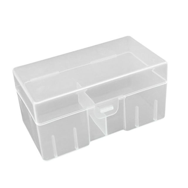 Esquirla Plastic Battery Holder Storage Box Transparent Case For 12pcs 9012 9V Battery