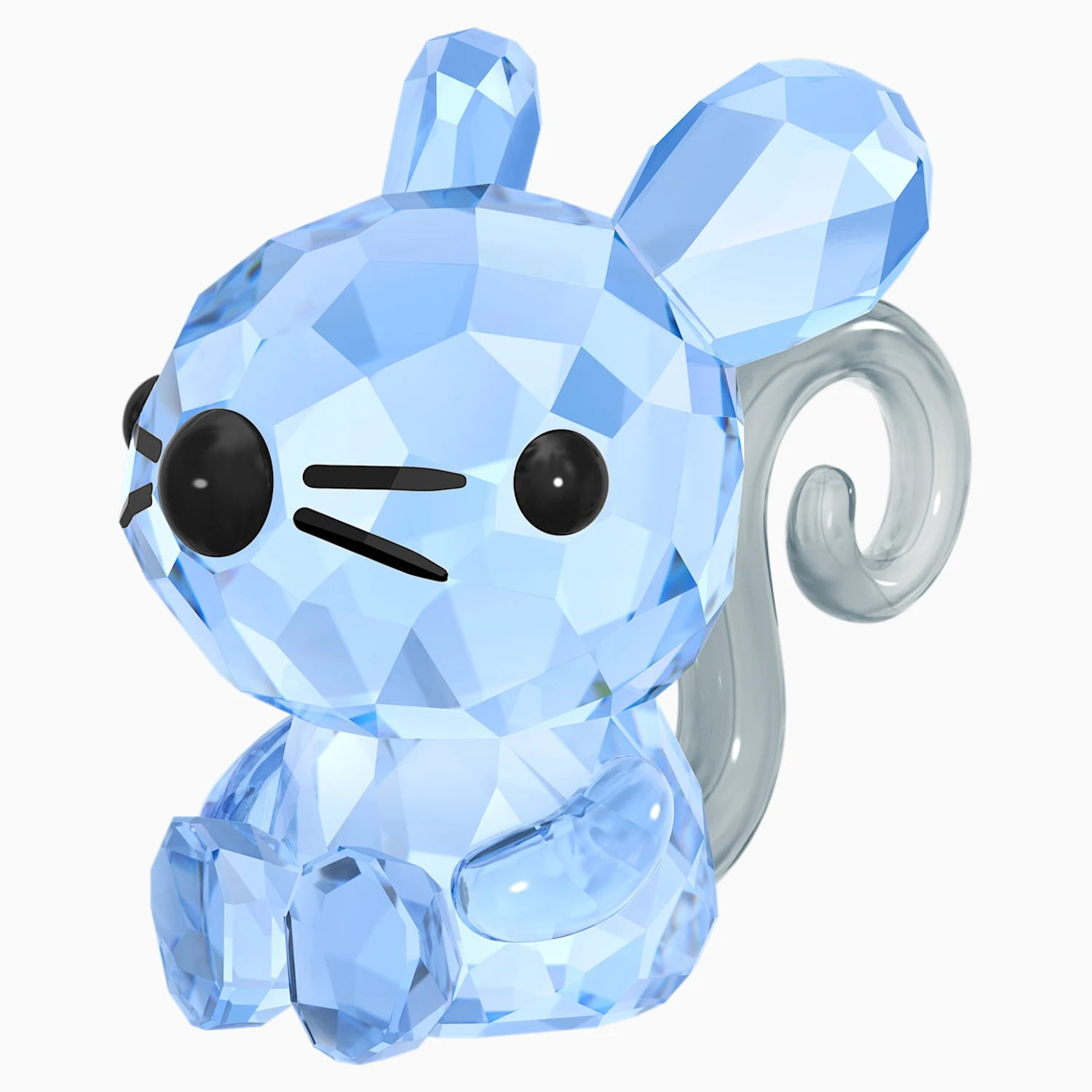 Swarovski Characters Zodiac Charming Rat Blue Animal Crystal Figurine ...