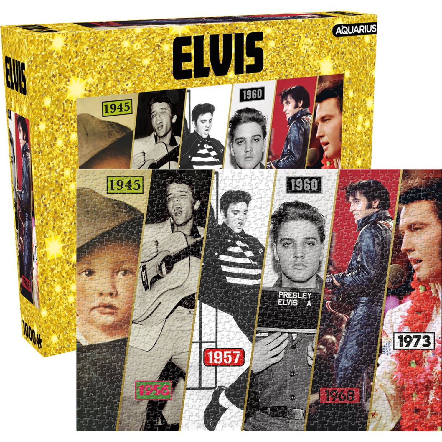 Aquarius Elvis Presley Timeline 1000 Piece Jigsaw Puzzle