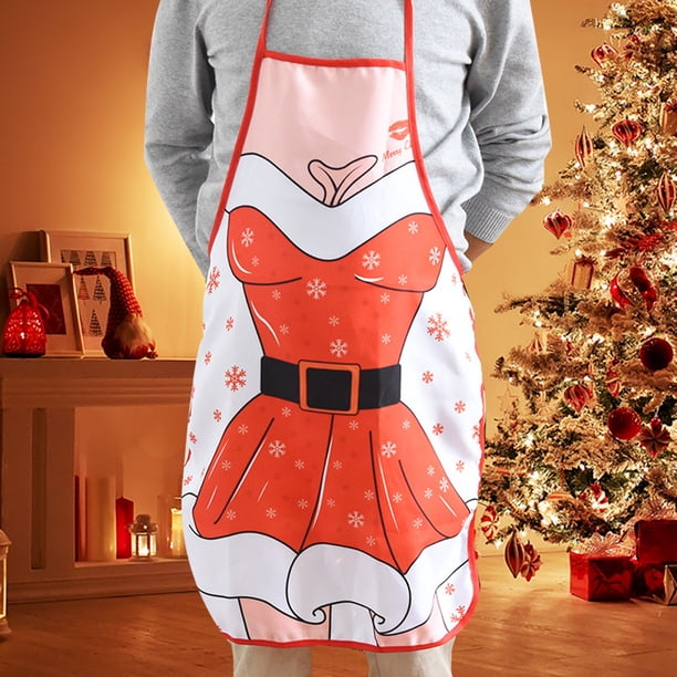 Liitrsh 8 Delantales De Navidad Para Niños, Delantales A Juego De Navidad, Delantal Para Niños, Muñeco De Nieve, Ciervo, Pan De Jengibre, Delantal De Papá Noel Para Cocina Y Hornear (estilo