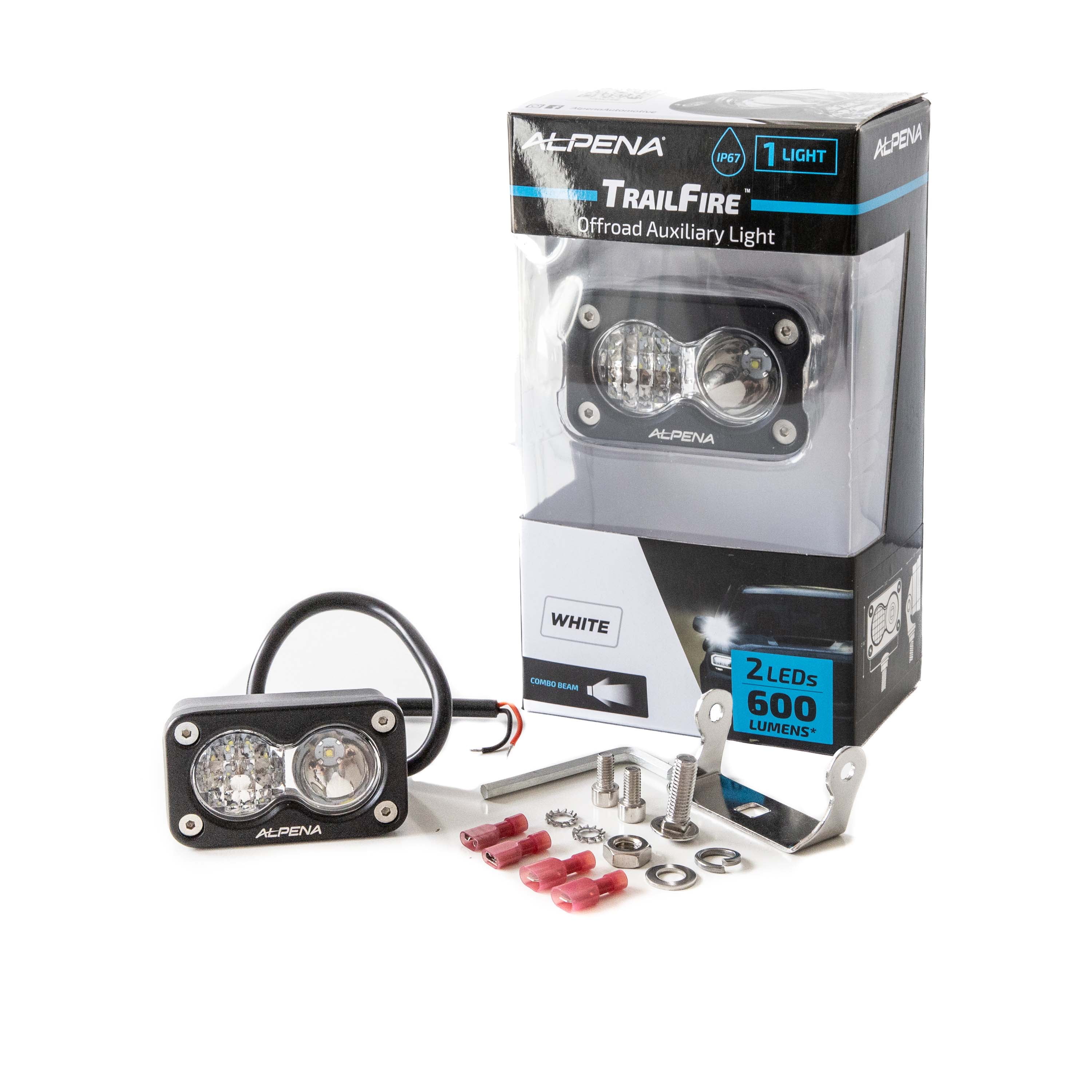 Alpena Trailfire Flood & Spotlight Pod Light, Model 77615, Universal Fit for Cars & Trucks