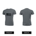 thumbnail image 2 of Coolnut Men's T Shirt Odor Protection Short, Distressed Black And White American Flag Mens Short Sleeve Tees, Grey Crew-Neck Casual Tee Shirts, XL, 2 of 6