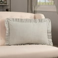 thumbnail image 2 of VHC Brands Hatteras Bedding Accessory, Pillow 14x22, Blue, 2 of 3