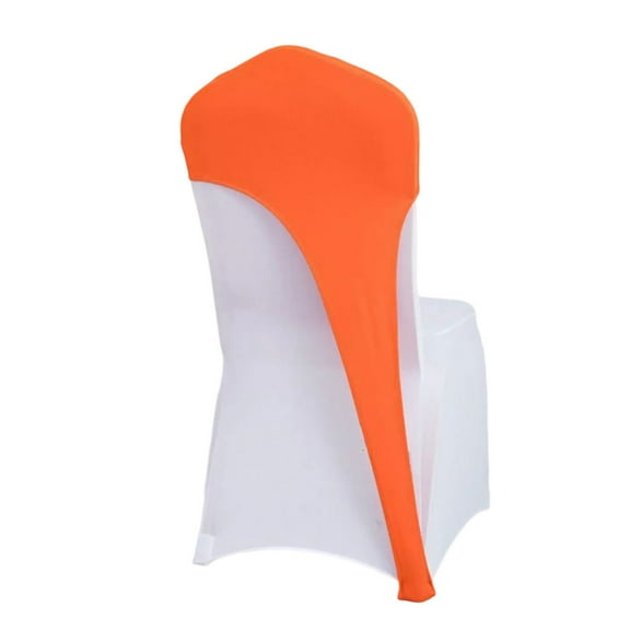 RUISINERY Chair Caps Covers Spandex Chair Hoods Sash Hat Bands Folding Stretch Elastic Covers for Wedding Holidays Banquets Party