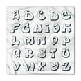 thumbnail image 1 of Alphabet Bandana, Monochrome Graffiti Art, Unisex Head and Neck Tie, by Ambesonne, 1 of 2