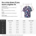 thumbnail image 3 of Daiia cool Skull colorful Men's Linen Shirts Short Sleeve Casual Shirts Button Down Shirt for Men Beach Summer Wedding Shirt-Medium, 3 of 6