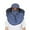 Navy, variant on LRen Women's Summer Sun Hat for Outdoor Activities Breathable Cycling Cap Fashionable Wide Brim Sunscreen Hat Black
