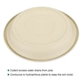 thumbnail image 3 of Unique Bargains Plastic Round Plant Pot Saucers Flower Drip Trays Beige, 3 of 5