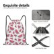 thumbnail image 4 of Fotbe Watermelon Bolsa Mochila con Cordón Estampada, Bolsa de Gimnasio Deportiva, Bolsa Cinch, Bolsa con Cordón para Hombres y Mujeres-Medium, 4 of 6