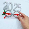 thumbnail image 2 of JYYYBF Christmas Sunglasses Glitter Party Sunglasses 2025 New Year Eve Glasses Festival Accessories for Adults, 2 of 5