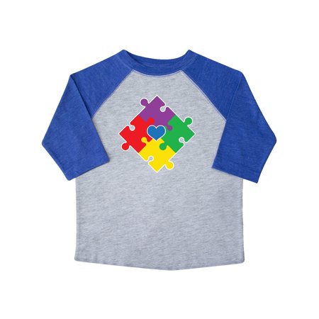 

Inktastic Autism Awareness Month Puzzle Gift Toddler Boy or Toddler Girl T-Shirt