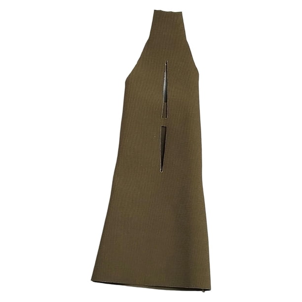 Vestido corto de cuello alto que deja ver el pecho, ideal para muñecas BJD de 1/6 y figuras de niñas de 12 pulgadas. verde oscuro