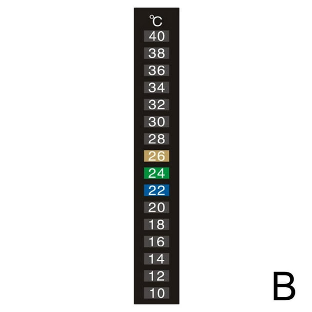 Thermometer Adhesive Sticker Temperature Gauge Aquarium Tank Window NEWGK5S