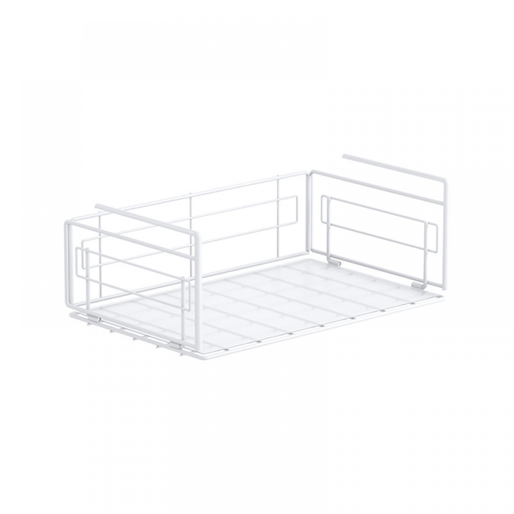 Grid Storage Baskets With Hooks, 15.8 Inch Over Door Organizer