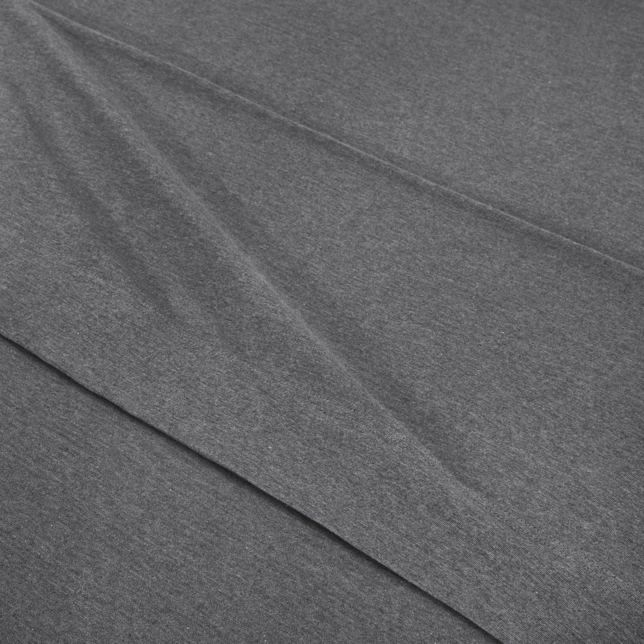 Gap Home Gray Solid Print Cotton Sheet Sets Full 4 Pieces Walmart Com