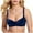 Dark Blue, variant on YUGYXL Womens Cute Bowknot Bras Adjustable Band No Underwire Push Up Bras Comfort Everyday Bralettes Blue XL