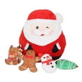 thumbnail image 3 of Juguetes de peluche navideños, lindo e innovador 5 en 1, alce, hombre de jengibre, muñeco de nieve, árbol de Navidad, juguetes de peluche de Papá Noel, 3 of 5