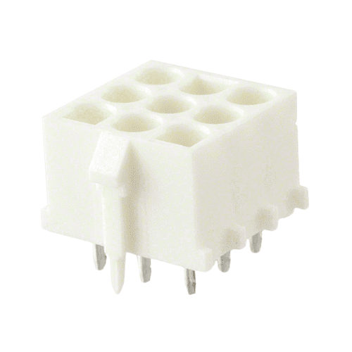 Pack of 3 0432550091 Connector Header Through Hole 9 position 0.250 (6.35mm) :RoHS