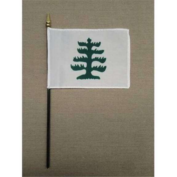 4 x 6 in. Eb Pine Tree Mounted-1775 - 12 Pack