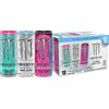 Monster Energy, Ultra VP, Zero Ultra, Ultra Ruby Red, Ultra Vice Guava, Energy Drink, 12 oz, 12 cans (Walmart Exclusive)