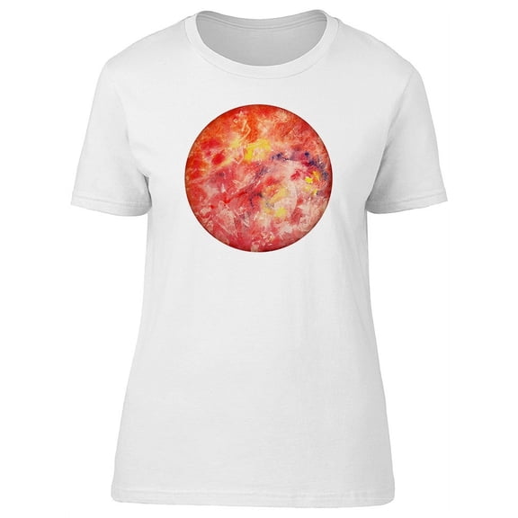 Planet Mercury In Watercolor T-Shirt Women -Image by Shutterstock, Female x-Large