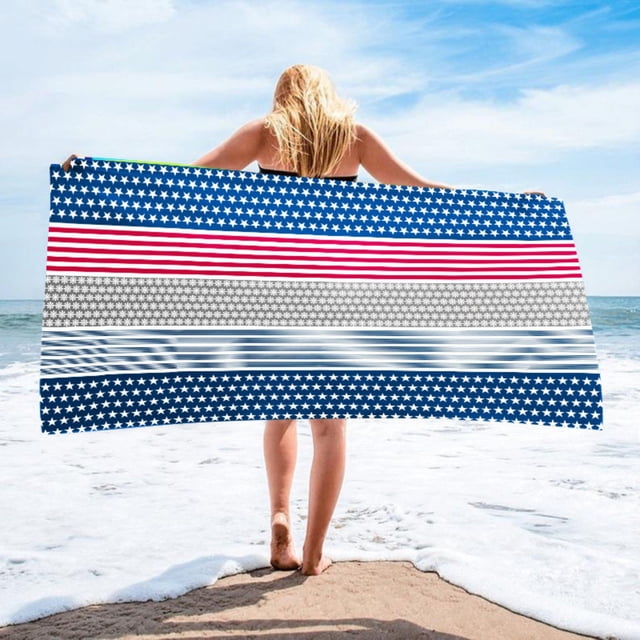 Ganfancp Toalla de Playa con Impresión Digital Absorbente Toalla de Playa de Microfibra de Secado Rápido Toalla de Viaje Al Aire Libre para Hombres y Mujeres Rebajas Hoy Liquidación Toalla de Playa*1