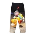 thumbnail image 3 of Lsque Pikmin Print Women's Pajama Pants, Lounge Pant - Comfortable Home Wear,Elastic Waistband, Stylish Design-Medium, 3 of 9