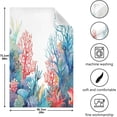 thumbnail image 3 of Dreamtimes Marine Coral Kitchen Towels 18x28inch Ultra Soft Absorbent Quick Drying Kitchen Dish Towels Washable Cleaning Cloths Hand Towels Tea and Bar Towels, 4 Pack, 3 of 7