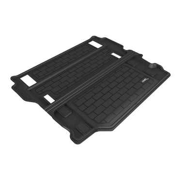 3D MAXpider 2018-2024 Fits Jeep Wrangler JL Sport Without Sub Cross Fold Black Kagu Carbon Fiber Embossed Pattern Cargo Liner M1JP0201309