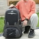 thumbnail image 4 of Mochila de senderismo ultraligera de nailon de 60 l, color negro, de gran capacidad y diseño transpirable para aventuras al aire libre, 4 of 5