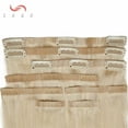 thumbnail image 3 of SEGO Invisible Tape Weft Clip in Human Hair Extensions Full Head Silky Straight Hair Extensions, 3 of 6