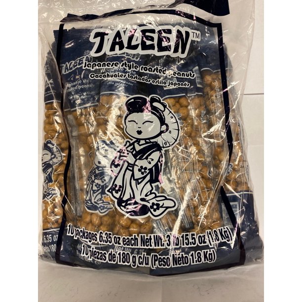 Taleen Japanese Style roasted peanuts 10ct 6.35oz Bags