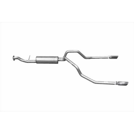Gibson Exhaust Cat-Back Dual Split Exhaust System, Aluminized