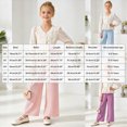 thumbnail image 4 of TOWED22 Toddler Baby Girl Clothes Fall Winter Outfits Infant Girl Sweatshirt Top Pants Set,Purple,8-9 Y, 4 of 9